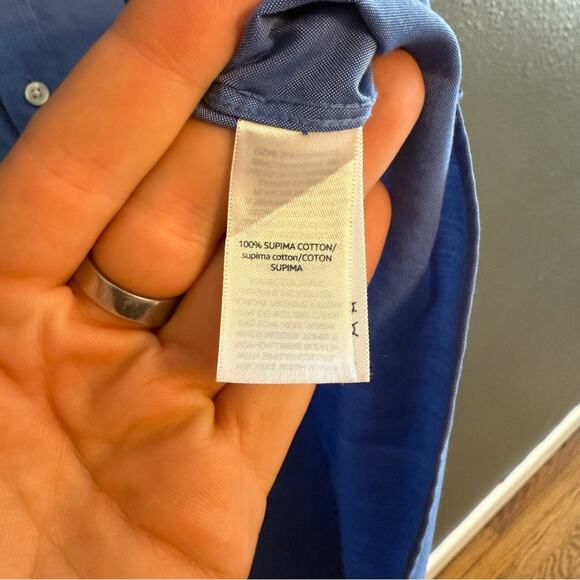 Buttoned Down Blue Shirt Size 17 - Picture 4 of 4